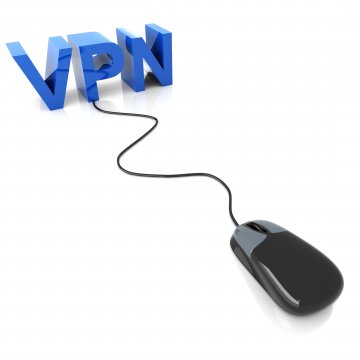 turbovpn features vpn services blue vpn sign black wired mouse connected to vpn sign white background